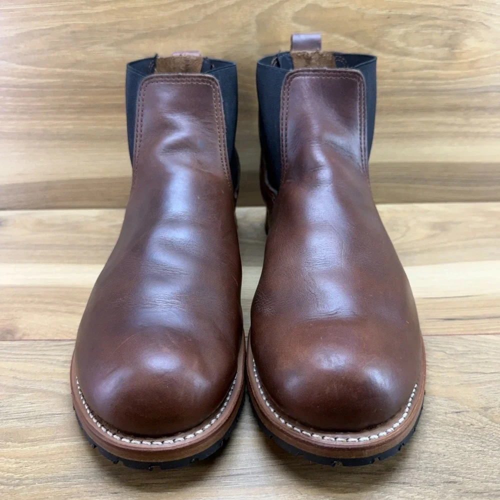 FIELD & STREAM USA Made Chelsea Boot Mens 12 M Benchmade Brown Leather Vibram